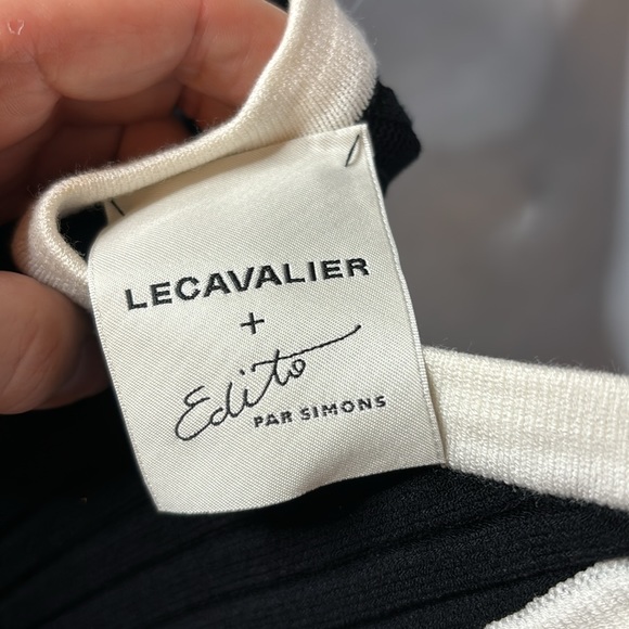 Gorgeous NWOT LeCavalier Endito summer sweater dress size Large. - Picture 5 of 6